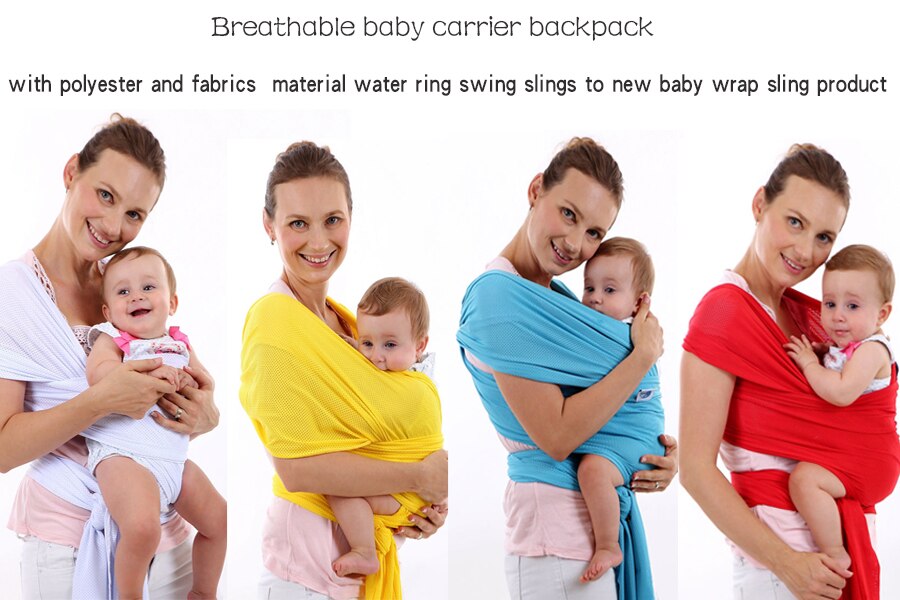 Hot Baby Carrier Sling For Newborns Soft Infant Wrap Breathable Wrap Hipseat Breastfeed Birth Comfortable Nursing Cover